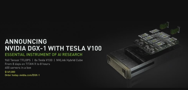 Nvidia 发布顶级计算卡 Tesla V100!