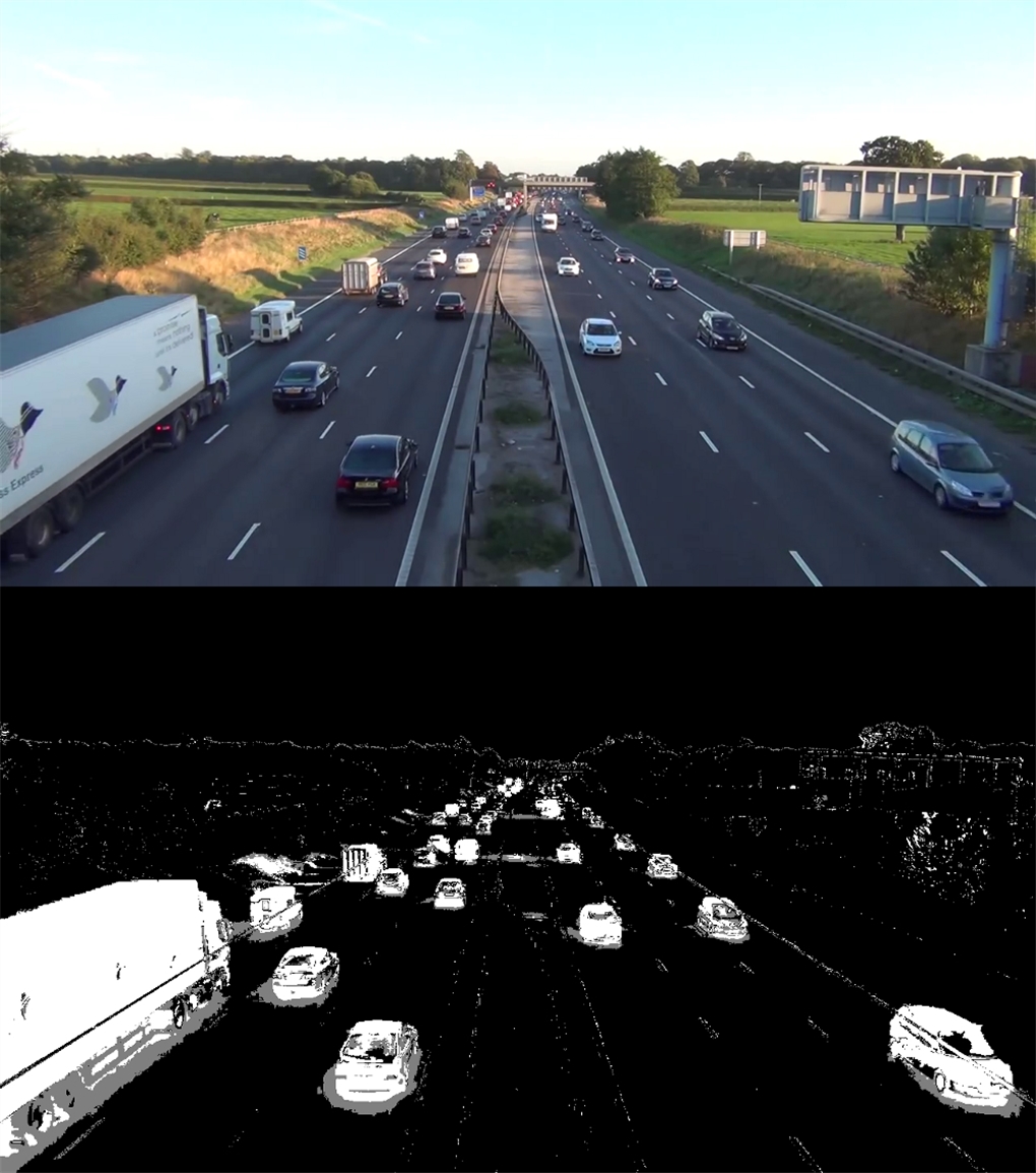 基于计算机视觉和OpenCV：创建一个能够计算道路交通流量的应用