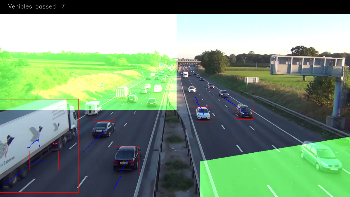 基于计算机视觉和OpenCV：创建一个能够计算道路交通流量的应用
