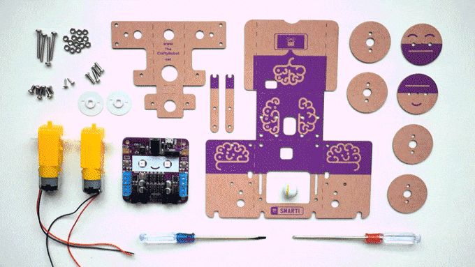 The Crafty Robot推出基于AI的纸板机器人工具包Smartibot