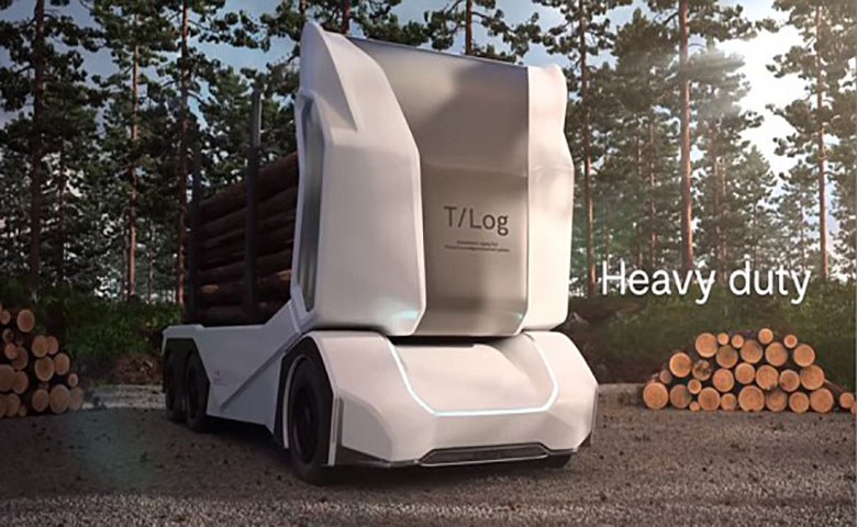 Einride开发无污染的自动驾驶卡车T-log，高效低成本运输原木