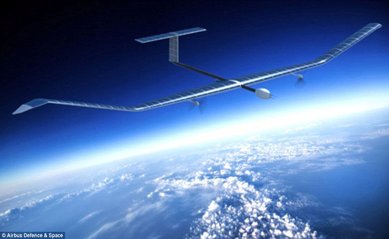 Airbus推出了太阳能无人机，可在空中漂浮长达45天