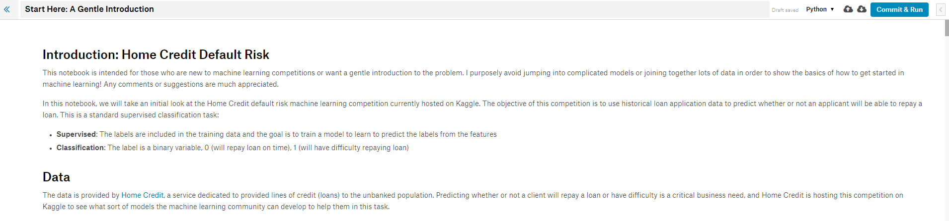 Kaggle的入门介绍：通过竞赛磨练机器学习技能