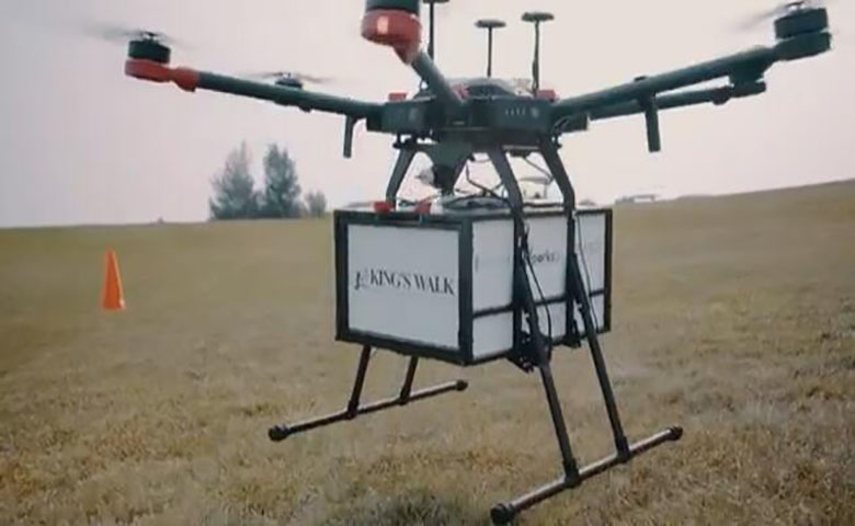 Flytrex Golf项目利用无人机为高尔夫球手交付食物