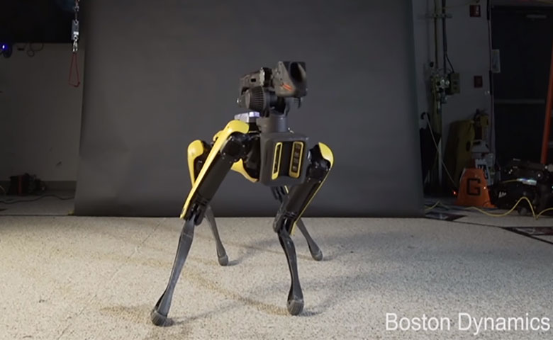 波士顿动力SpotMini机器狗大秀舞技，节奏感十足