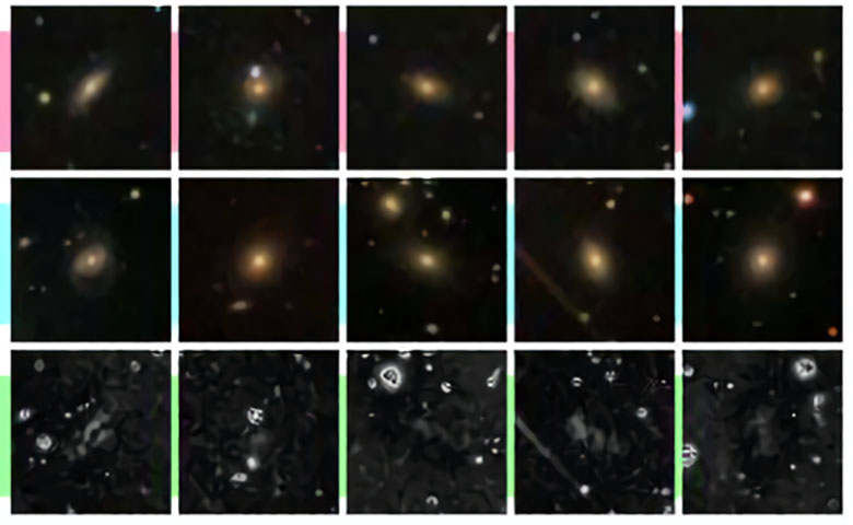 AI系统可以自动生成逼真的人工星系图像