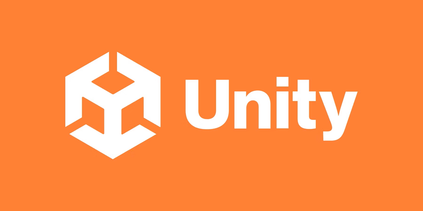 white-unity-technologies-logo-on-crayola-orange-background