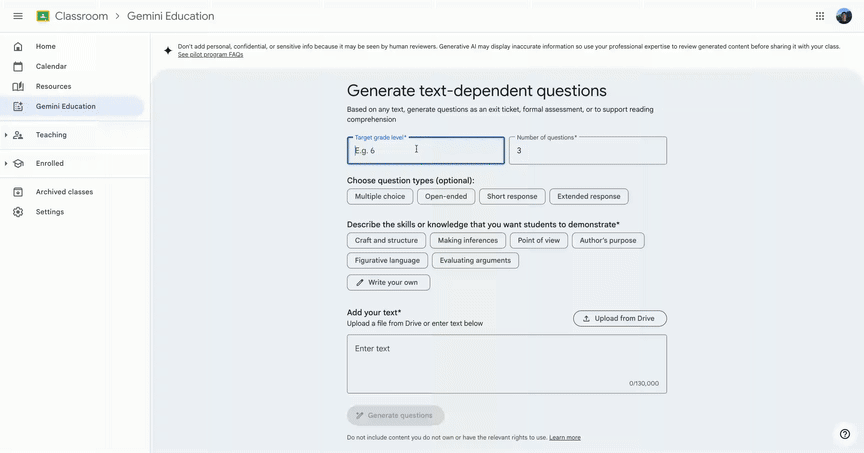 Text-dependent-questions