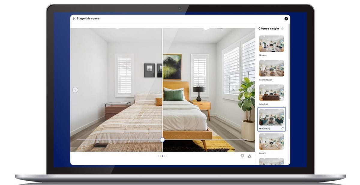 Zillow adds AI-powered virtual staging to Showcase listings